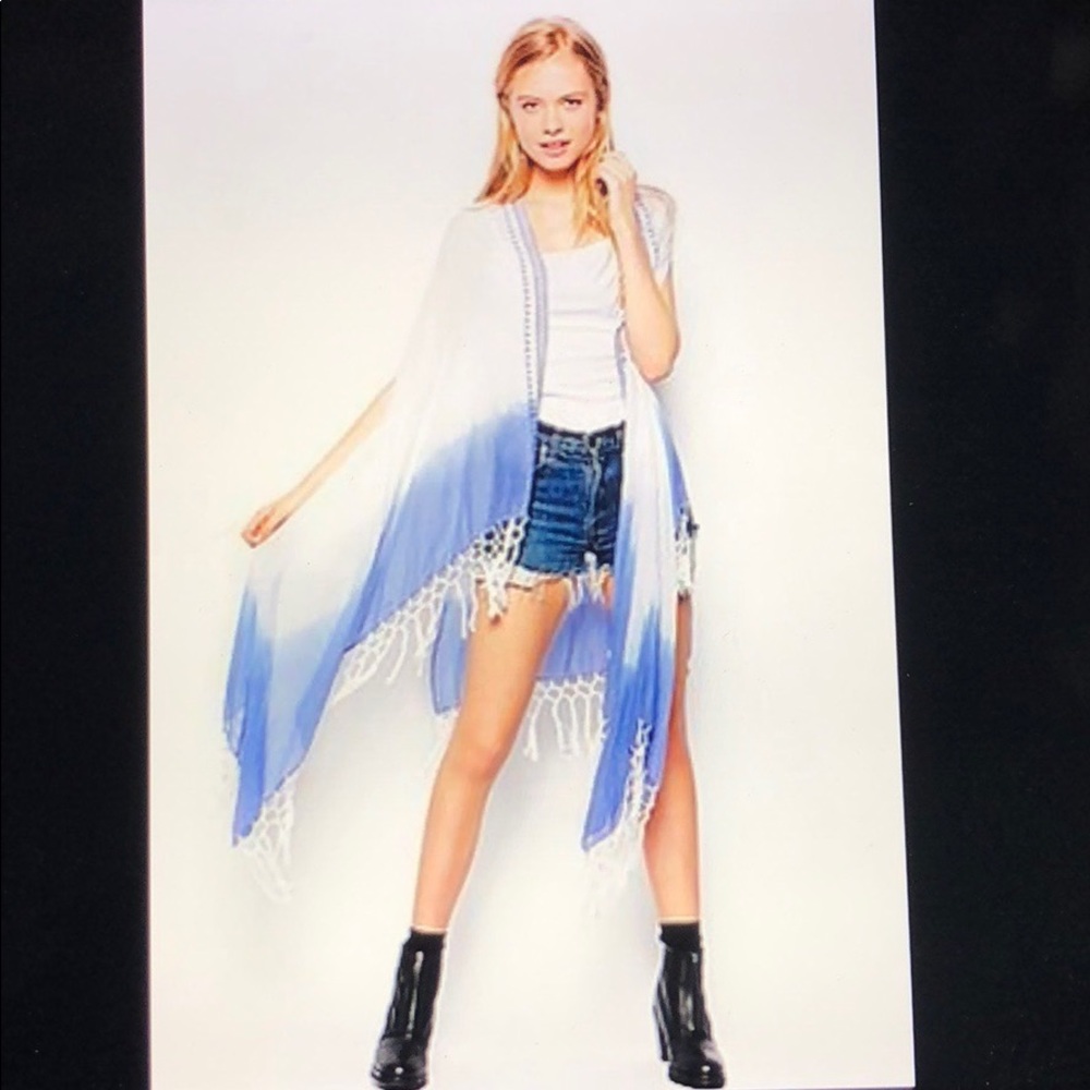 Asos Dip Dye Kimono Scarf